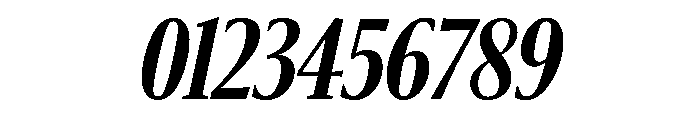 Sanomat X Condensed Semibold Italic Font OTHER CHARS