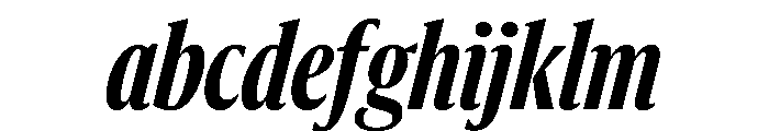 Sanomat X Condensed Semibold Italic FONT