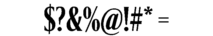 Sanomat X Condensed Semibold Font OTHER CHARS
