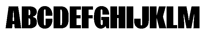 SansPlomb Black Font UPPERCASE