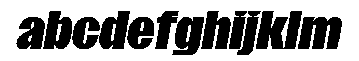 SansPlomb BlackOblique FONT