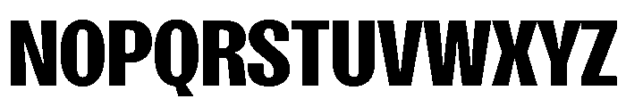 SansPlomb Bold Font UPPERCASE