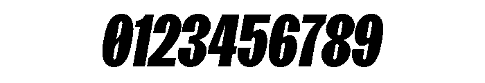 SansPlomb CondensedBlackOblique Font OTHER CHARS