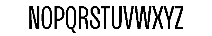 SansPlomb CondensedLight Font UPPERCASE