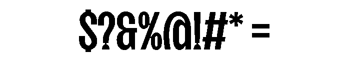 SansPlomb CondensedMedium Font OTHER CHARS