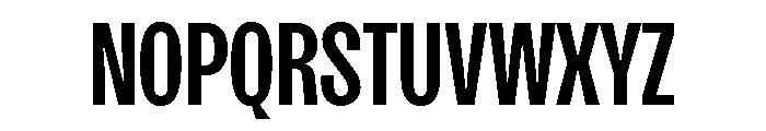 SansPlomb CondensedMedium Font UPPERCASE