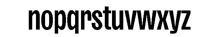 SansPlomb CondensedMedium Font LOWERCASE
