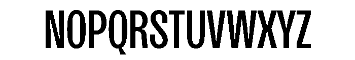 SansPlomb CondensedRegular Font UPPERCASE