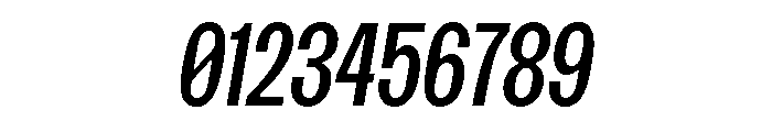 SansPlomb CondensedRegularOblique Font OTHER CHARS