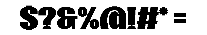 SansPlomb ExtendedBlack Font OTHER CHARS