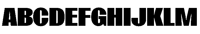 SansPlomb ExtendedBlack Font UPPERCASE