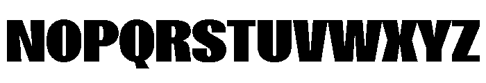 SansPlomb ExtendedBlack Font UPPERCASE