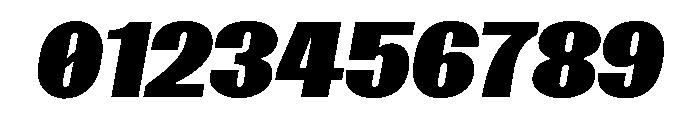 SansPlomb ExtendedBlackOblique Font OTHER CHARS