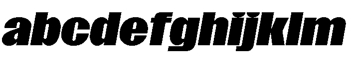 SansPlomb ExtendedBlackOblique FONT