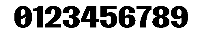 SansPlomb ExtendedBold Font OTHER CHARS