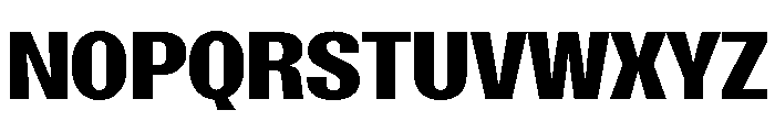 SansPlomb ExtendedBold Font UPPERCASE