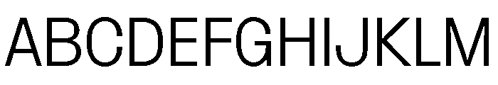 SansPlomb ExtendedLight Font UPPERCASE