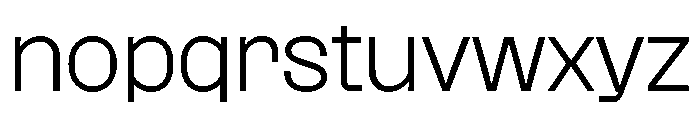 SansPlomb ExtendedLight Font LOWERCASE