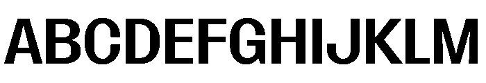 SansPlomb ExtendedMedium Font UPPERCASE