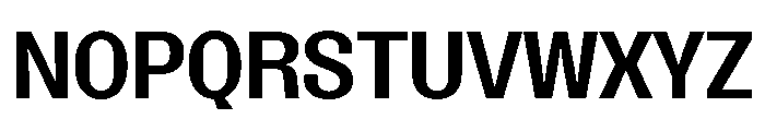 SansPlomb ExtendedMedium Font UPPERCASE