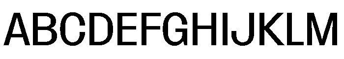 SansPlomb ExtendedRegular Font UPPERCASE