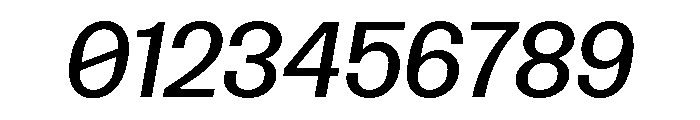 SansPlomb ExtendedRegularOblique Font OTHER CHARS