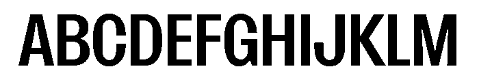 SansPlomb Medium Font UPPERCASE