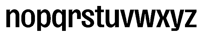 SansPlomb Medium Font LOWERCASE