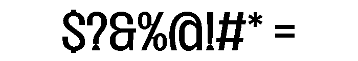 SansPlomb Regular Font OTHER CHARS