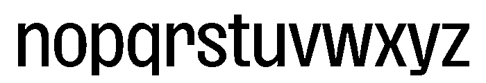 SansPlomb Regular Font LOWERCASE