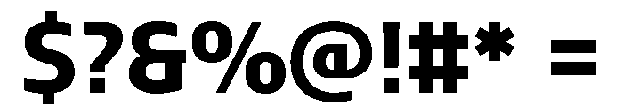 SansaArabic Bold Font OTHER CHARS