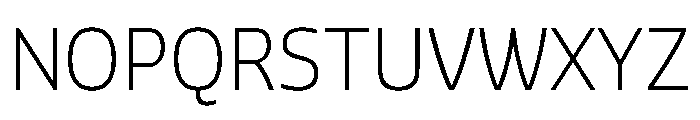 SansaArabic Light Font UPPERCASE
