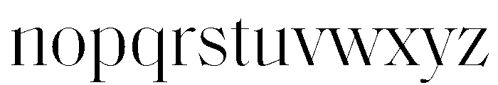 SaolDisplay Light Font LOWERCASE