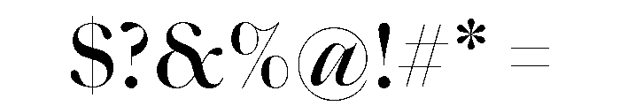 SaolDisplay Medium Font OTHER CHARS