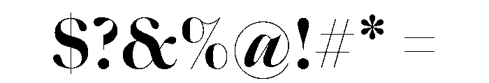 SaolDisplay Semibold Font OTHER CHARS