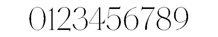 SaolDisplay Thin Font OTHER CHARS