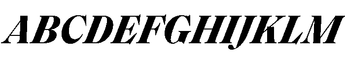 SaolStandard BoldItalic Font UPPERCASE