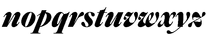 SaolStandard BoldItalic Font LOWERCASE