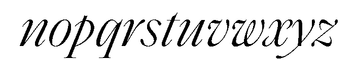 SaolStandard LightItalic Font LOWERCASE
