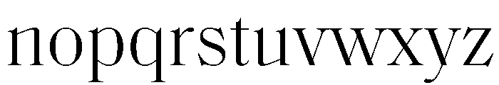 SaolStandard Light Font LOWERCASE