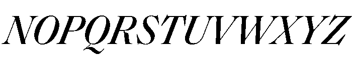 SaolStandard MediumItalic Font UPPERCASE