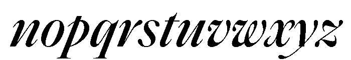 SaolStandard MediumItalic Font LOWERCASE