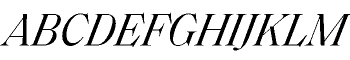 SaolStandard RegularItalic Font UPPERCASE