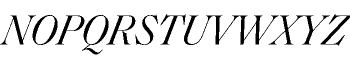 SaolStandard RegularItalic Font UPPERCASE
