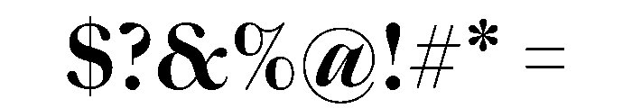 SaolStandard Semibold Font OTHER CHARS