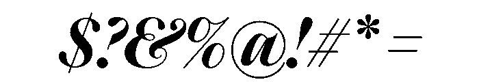 SaolStandard SemiboldItalic Font OTHER CHARS