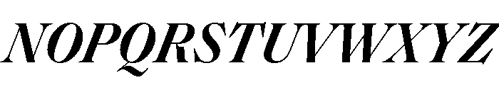 SaolStandard SemiboldItalic Font UPPERCASE