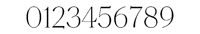 SaolStandard Thin Font OTHER CHARS