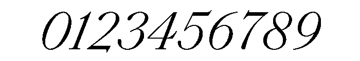SaolText LightItalic Font OTHER CHARS