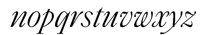 SaolText LightItalic Font LOWERCASE